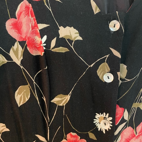 Button-Up Floral Dress - Picture 4 of 6